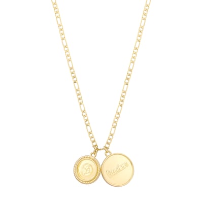 Pittsburgh Steelers LUV AJ Double Coin Logo Necklace