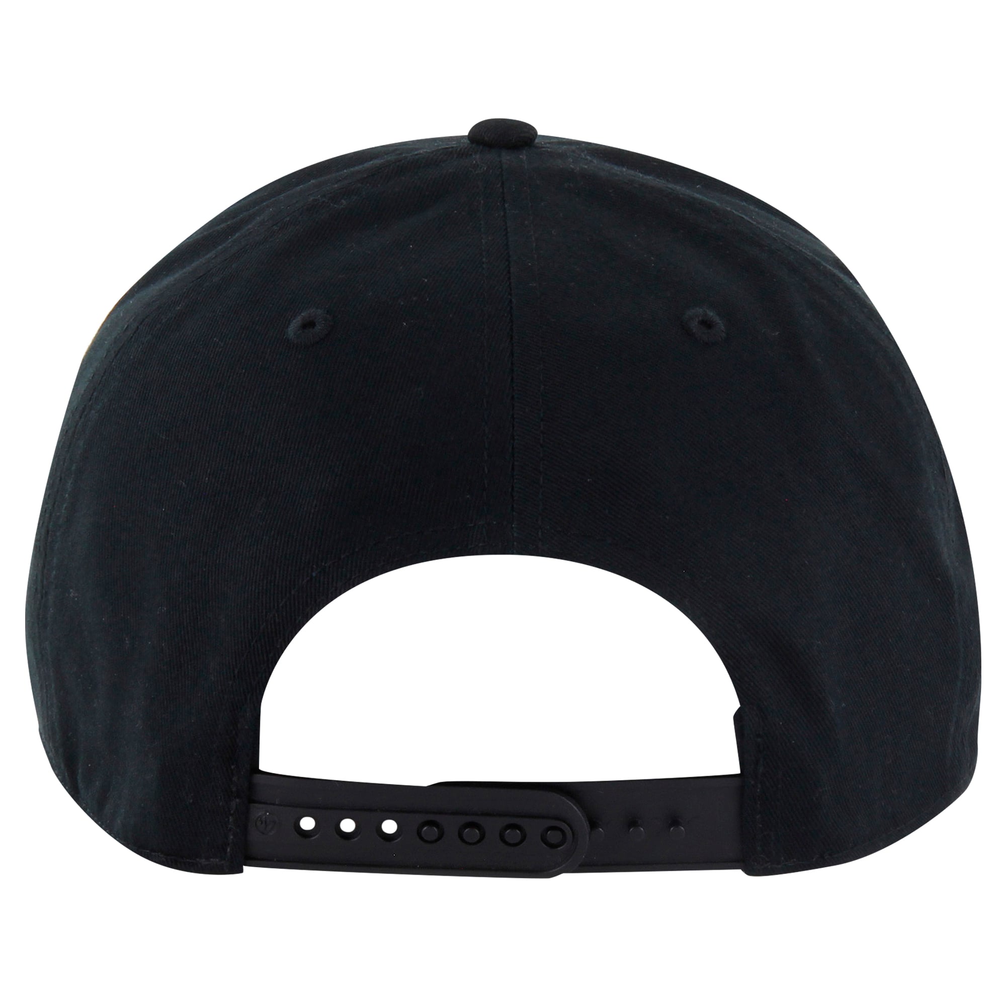 Men's '47 Black Pittsburgh Steelers Overhand Hitch Adjustable Hat