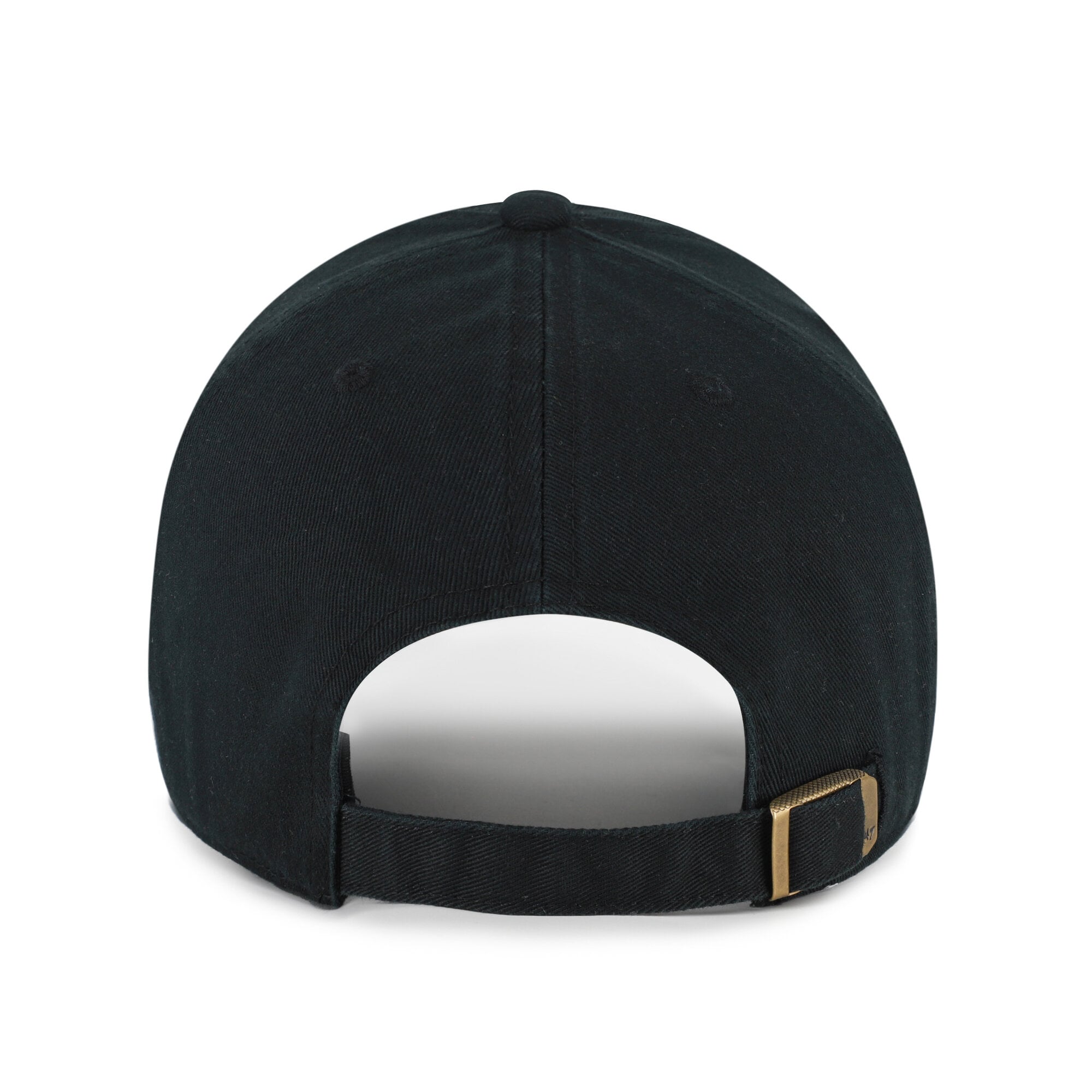 Men's '47 Black Pittsburgh Steelers Throwback Graphic Clean Up Adjustable Hat