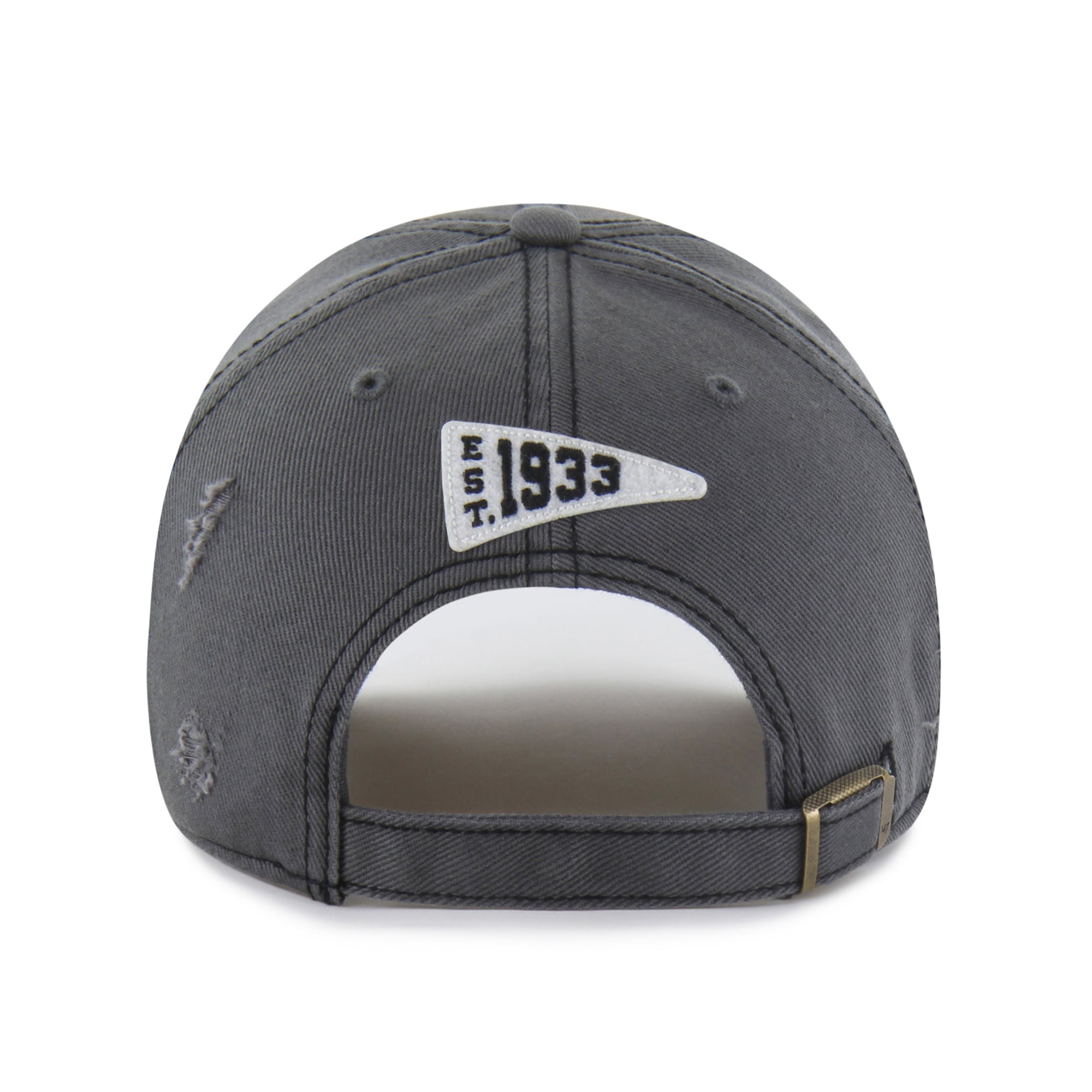 Casquette ajustable Pittsburgh Steelers Seymoore Clean Up '47 Charcoal pour homme
