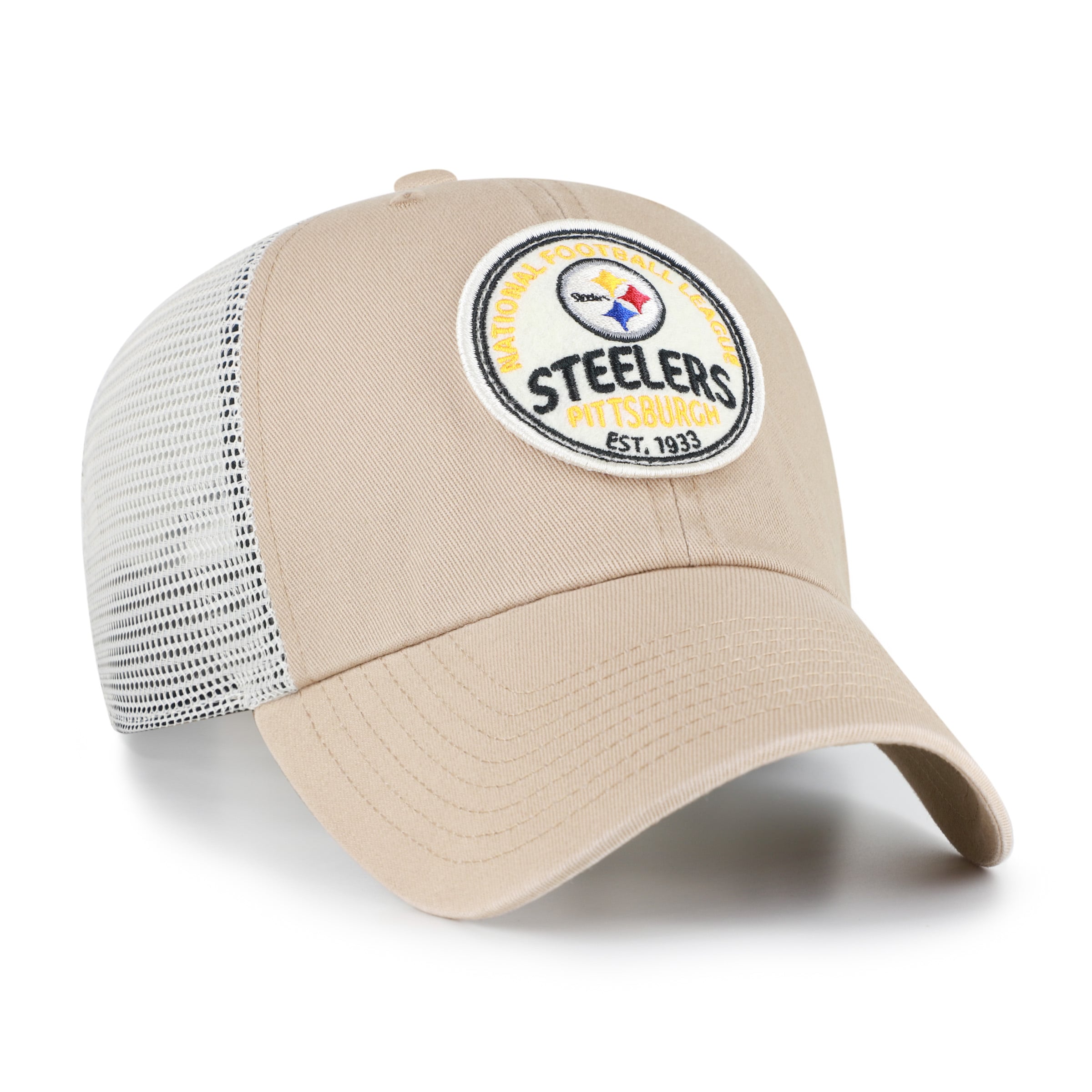 Casquette ajustable kaki '47 Pittsburgh Steelers Felton Clean Up pour homme