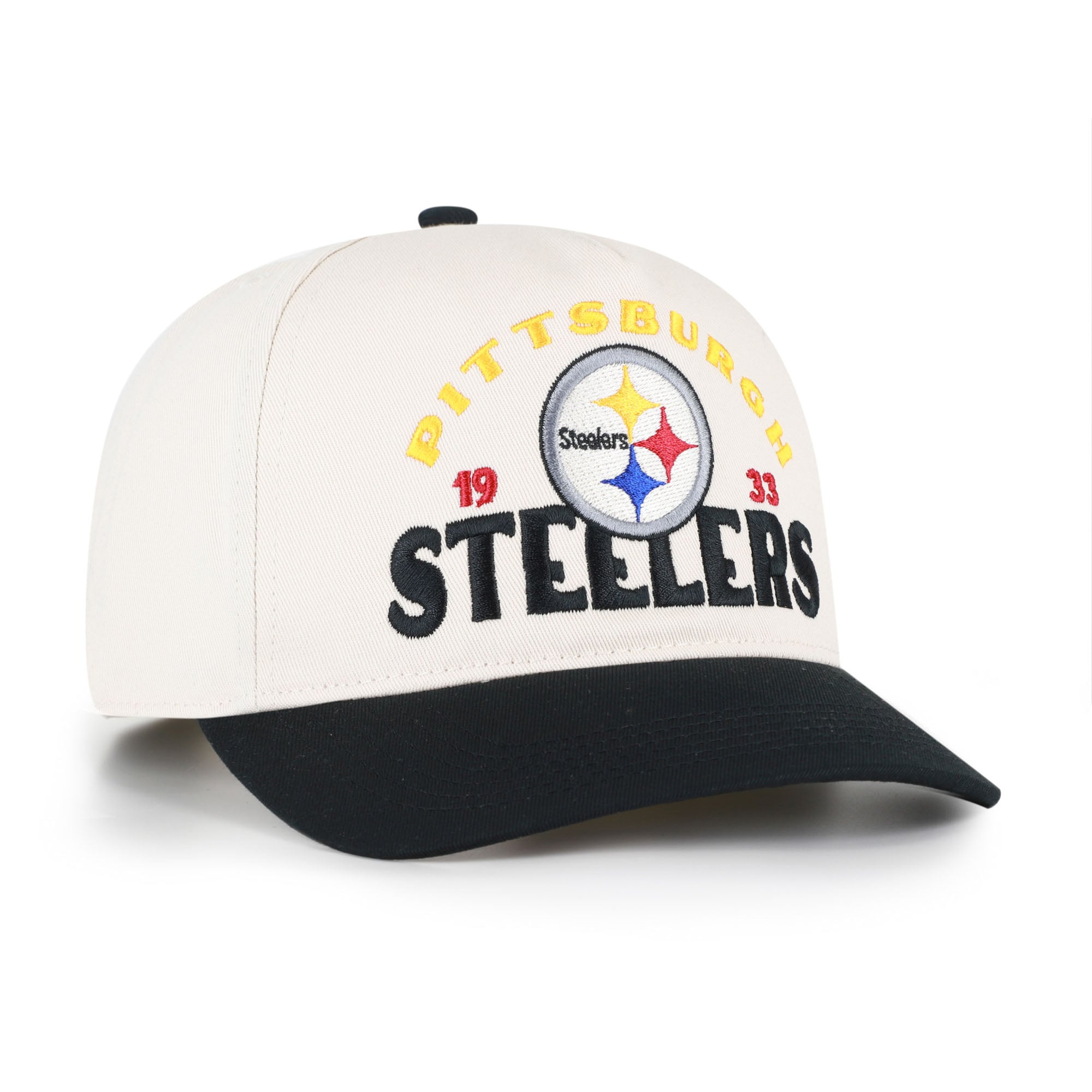 Men's '47 Natural Pittsburgh Steelers Arcitext Hitch Adjustable Hat