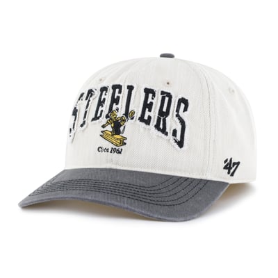 Pittsburgh Steelers '47 Throwback Groton Franchise Fitted Hat - Natural