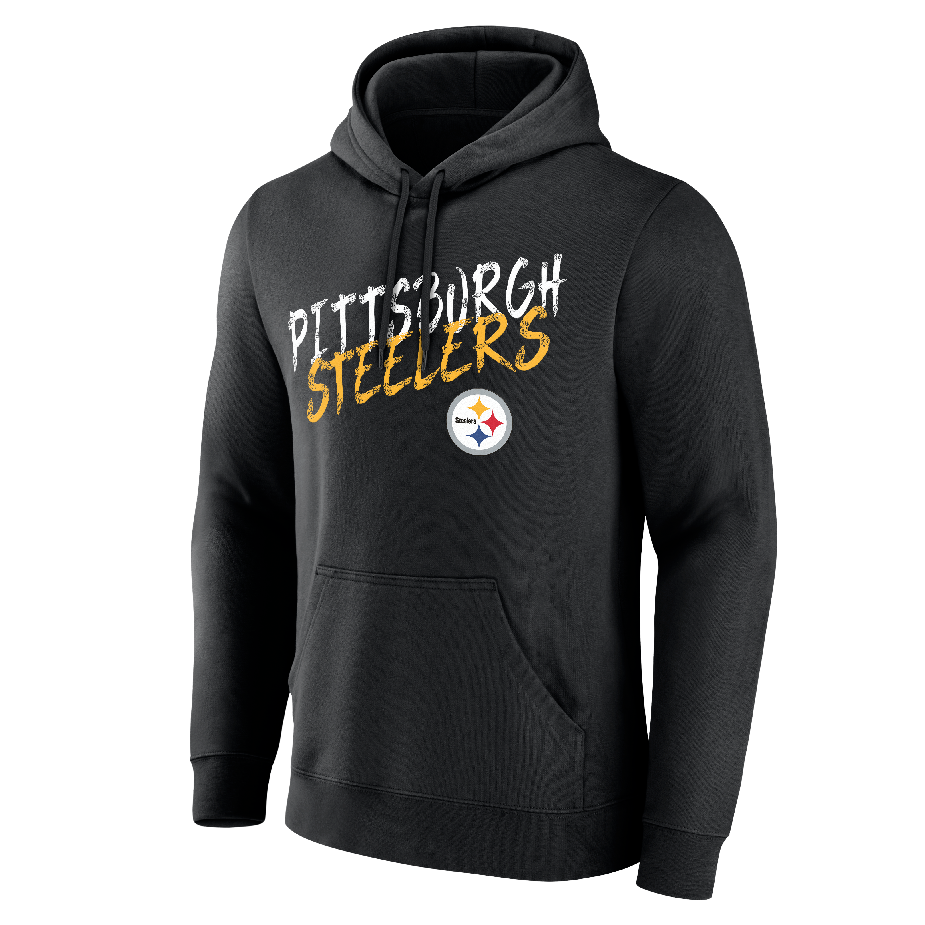 Sweat à capuche noir Pittsburgh Steelers Hustle pour homme