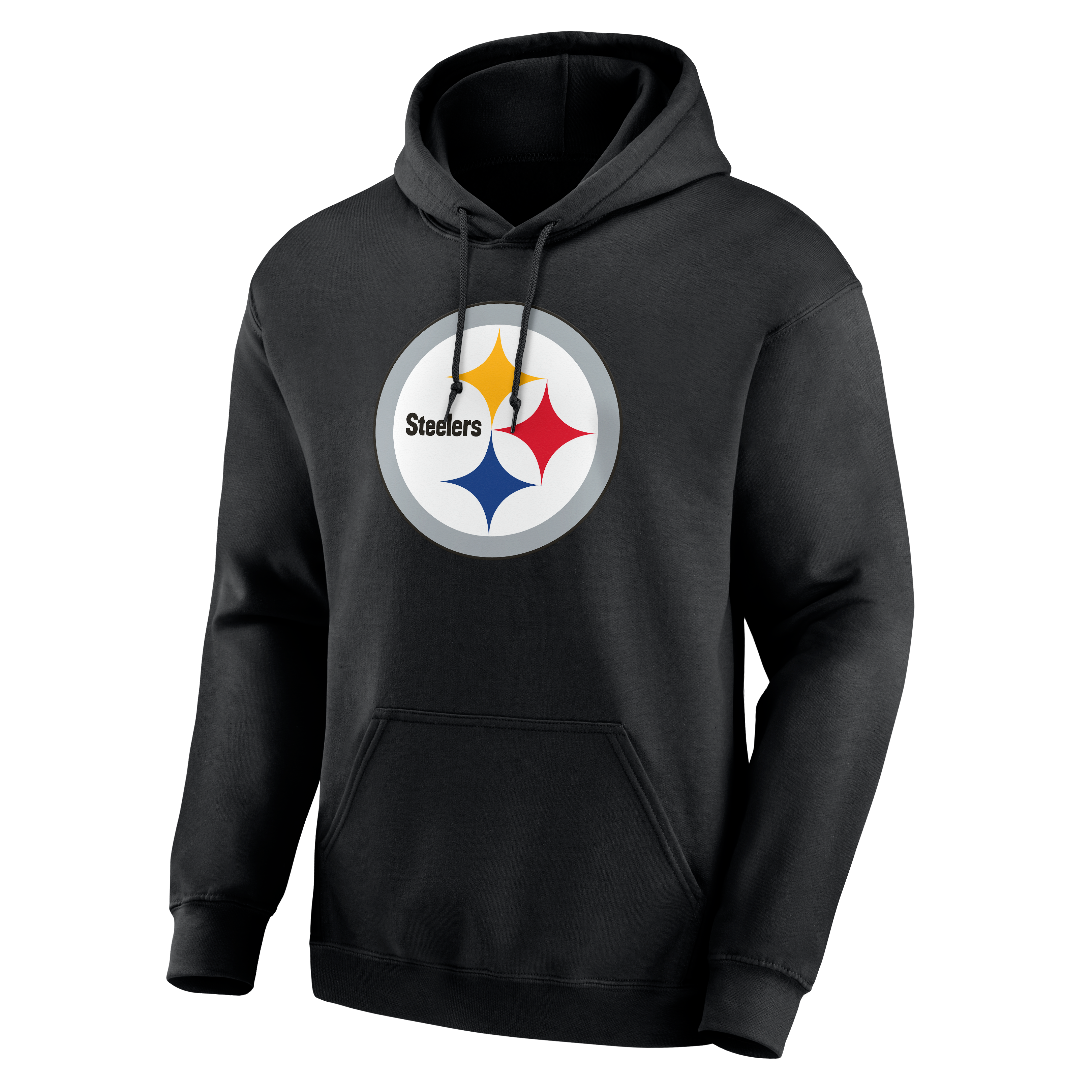 Men's Black Pittsburgh Steelers Team Authentic Personalized Name & Number Hoodie
