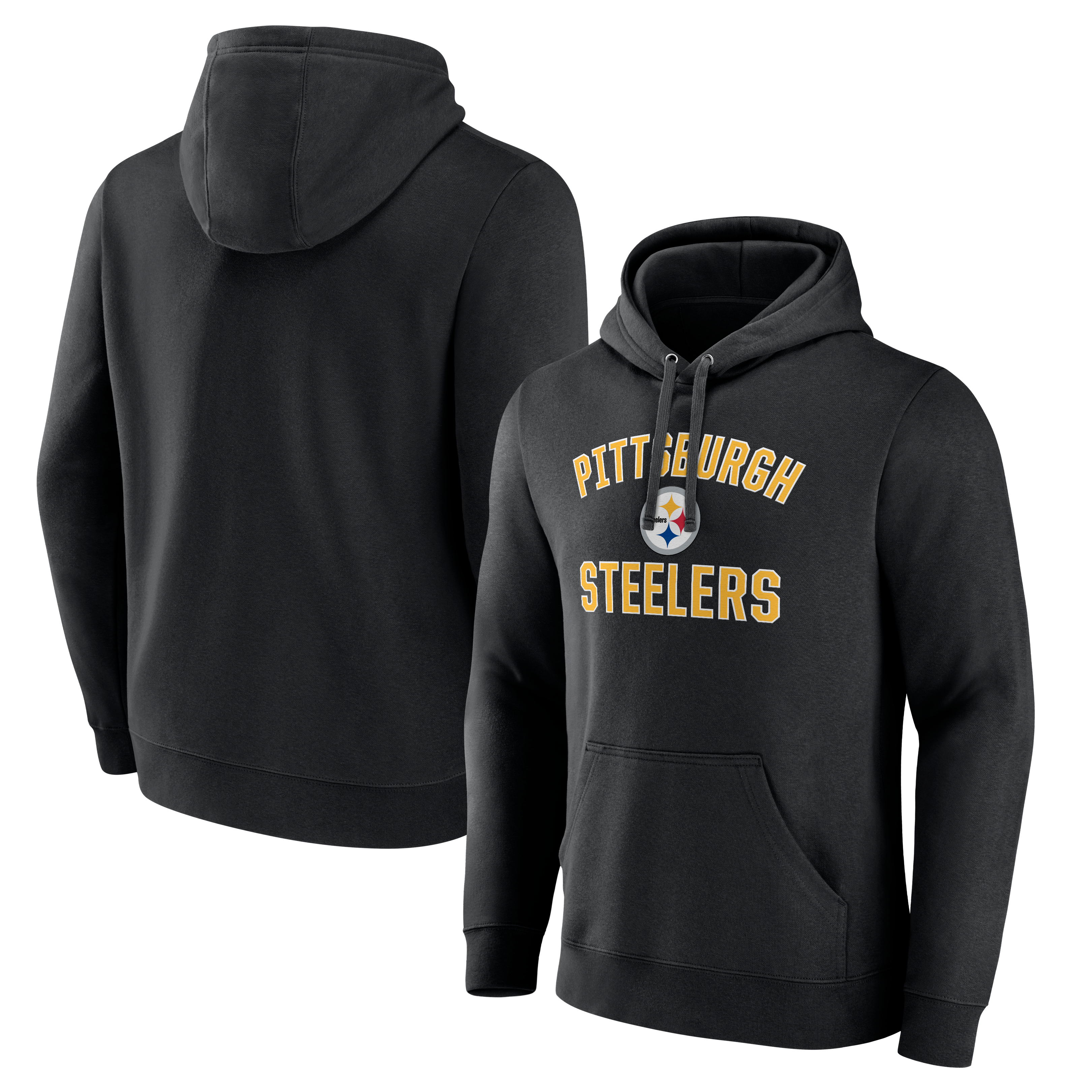 Sweat à capuche noir Pittsburgh Steelers Victory Arch pour homme