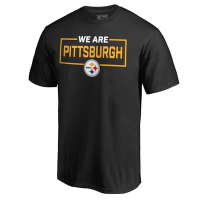 Pittsburgh Steelers We Are Icon T-Shirt - Black