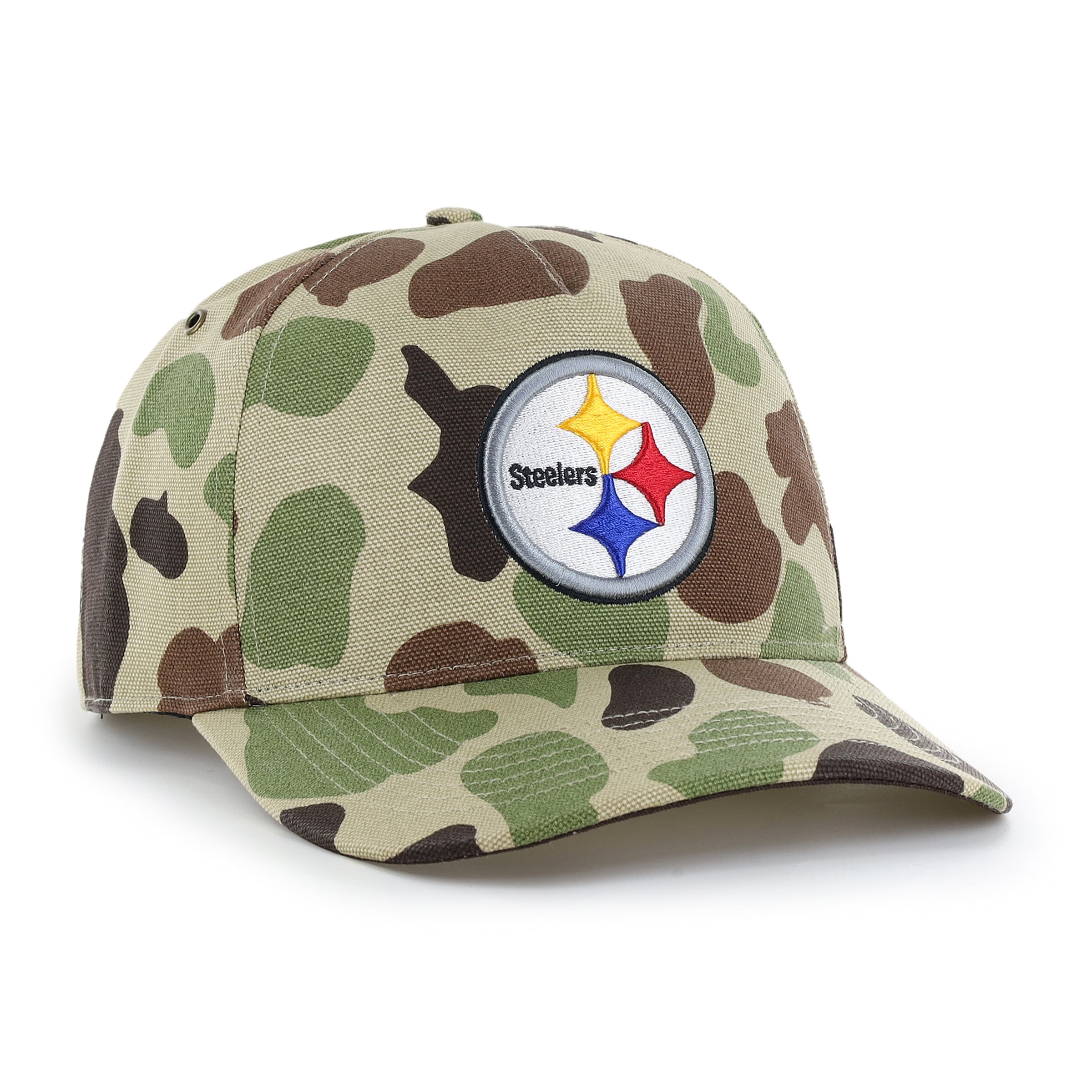 Casquette ajustable Carhartt x '47 Duck Camo Pittsburgh Steelers Hitch pour homme