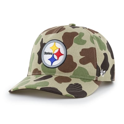 Pittsburgh Steelers Carhartt x '47 Hitch Adjustable Hat - Duck Camo