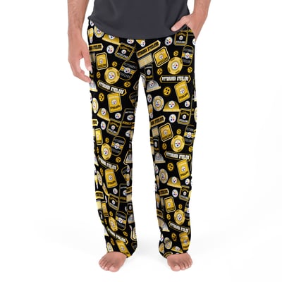 Pittsburgh Steelers Concepts Sport Grady Sleep Pants - Black
