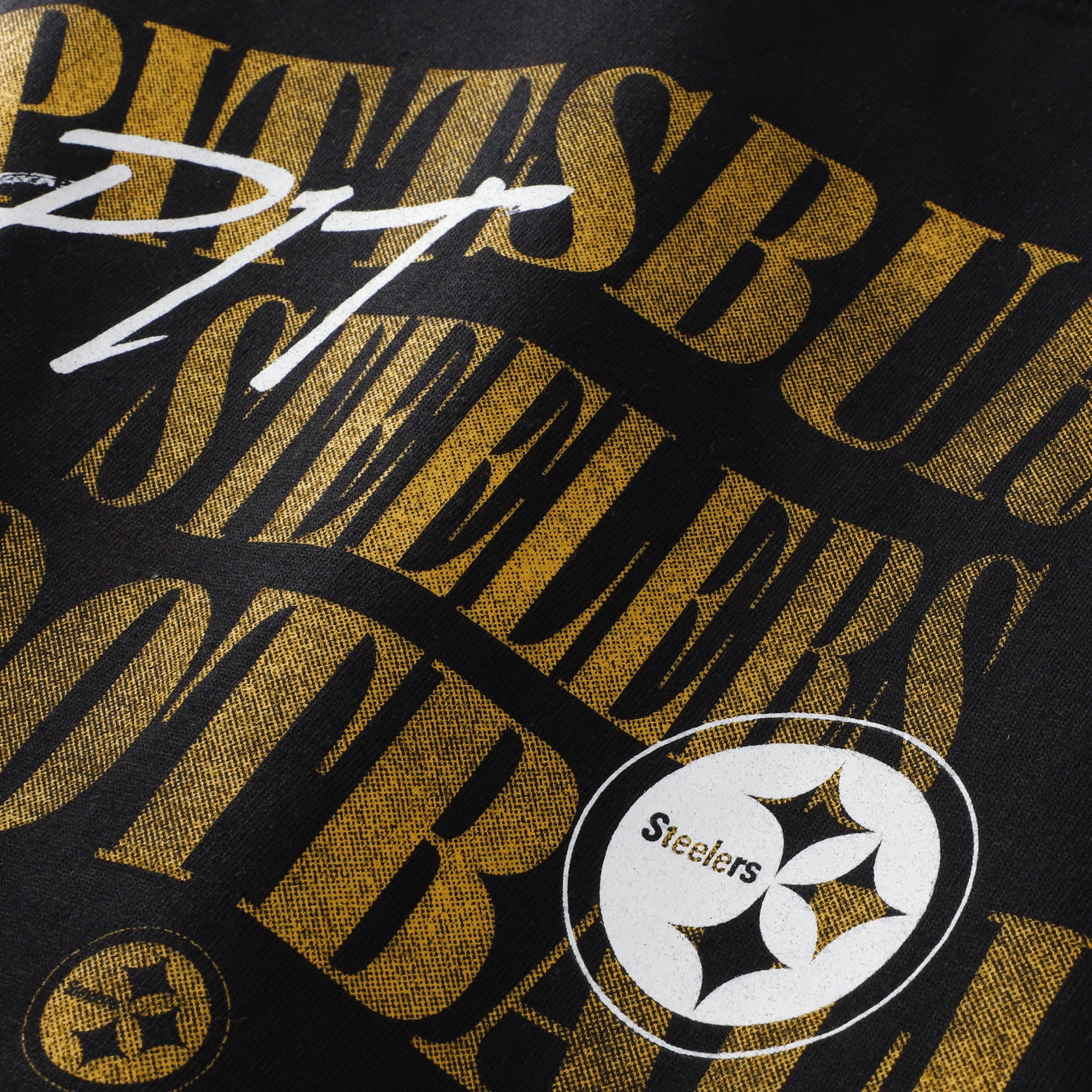 Sweat-shirt décontracté mi-temps Pittsburgh Steelers noir pour homme, grandes tailles, Fanatics