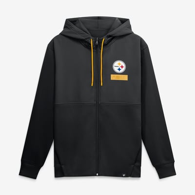  Pittsburgh Steelers Fanatics Full-Zip Hoodie - Black