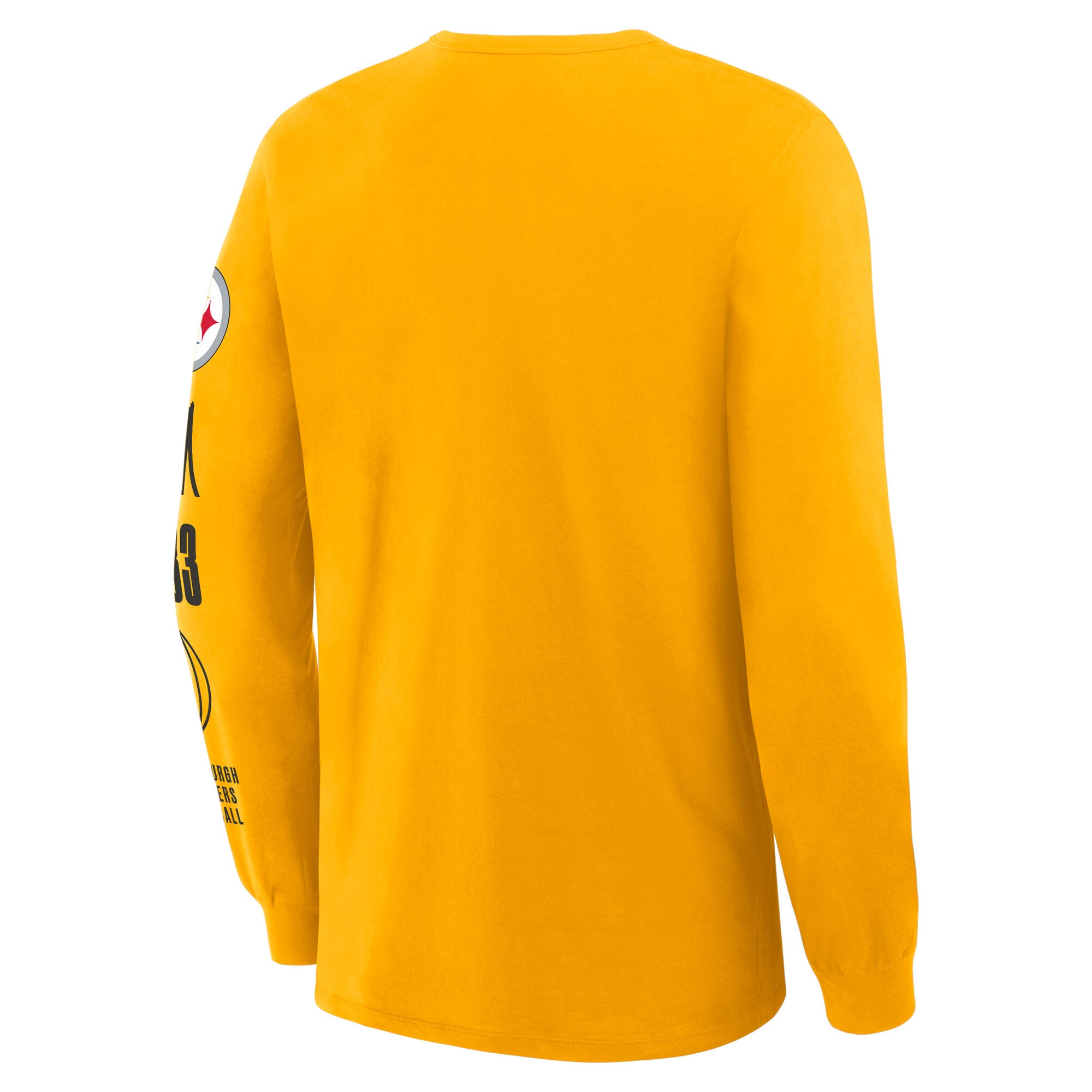 T-shirt à manches longues Fanatics Gold Pittsburgh Steelers Legacy pour homme