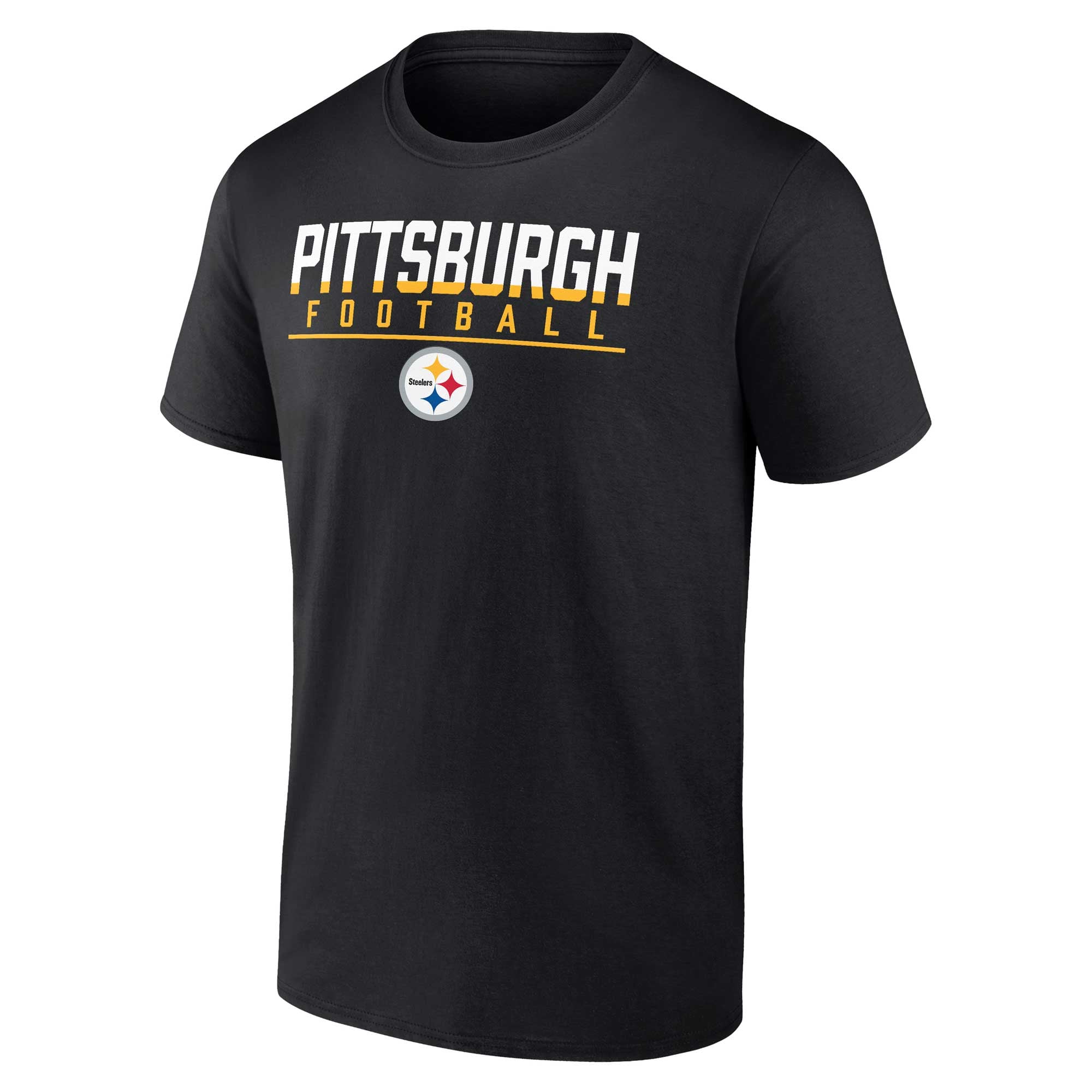 Ensemble de deux t-shirts Fanatics pour hommes, or/noir, Pittsburgh Steelers