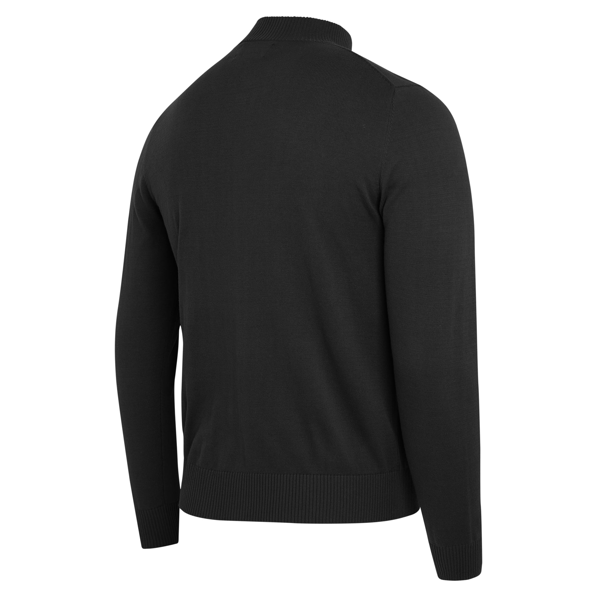 Pull zippé noir J. Palmer Pittsburgh Steelers toutes saisons pour homme