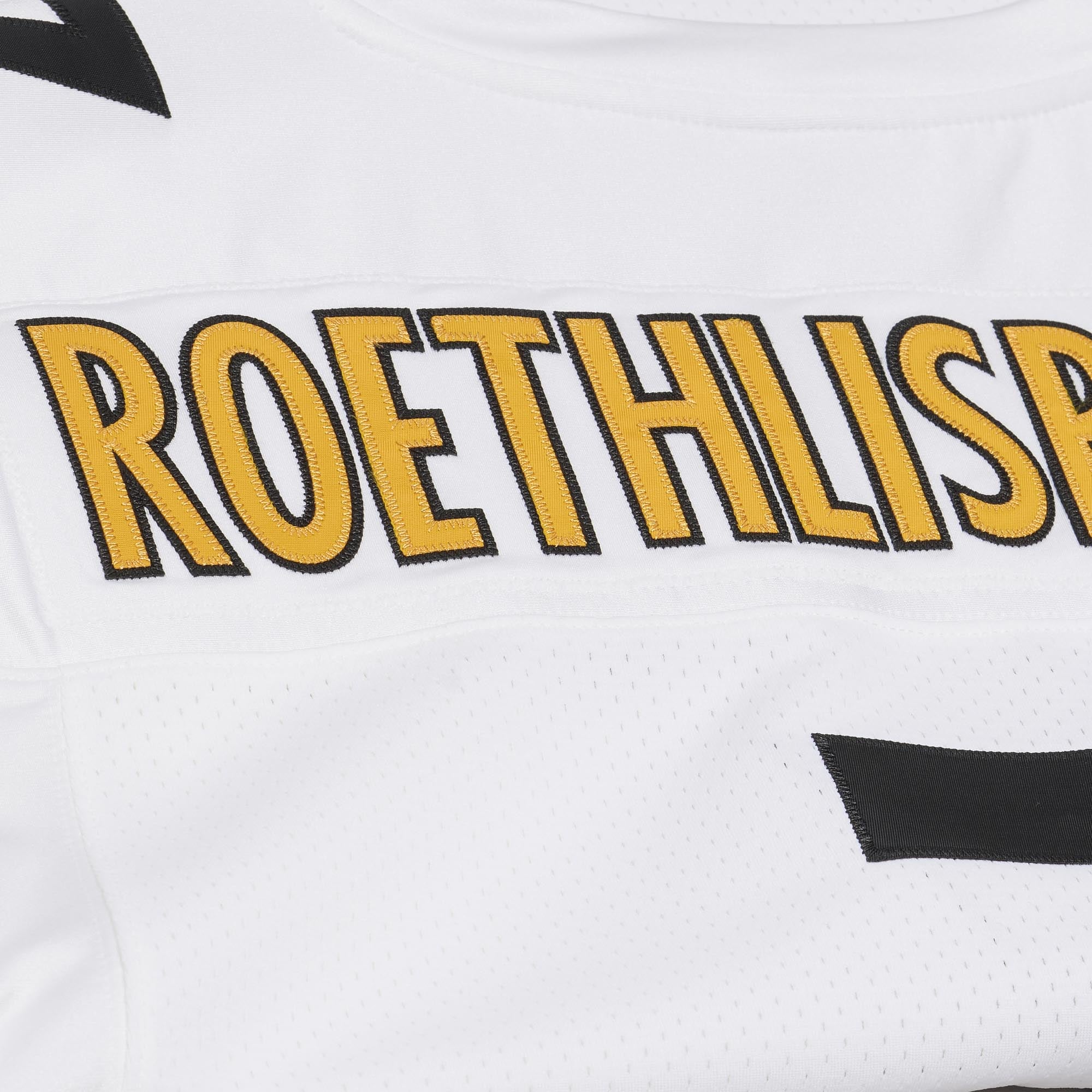 Men's Mitchell & Ness Ben Roethlisberger White Pittsburgh Steelers 2005 Authentic Throwback Jersey