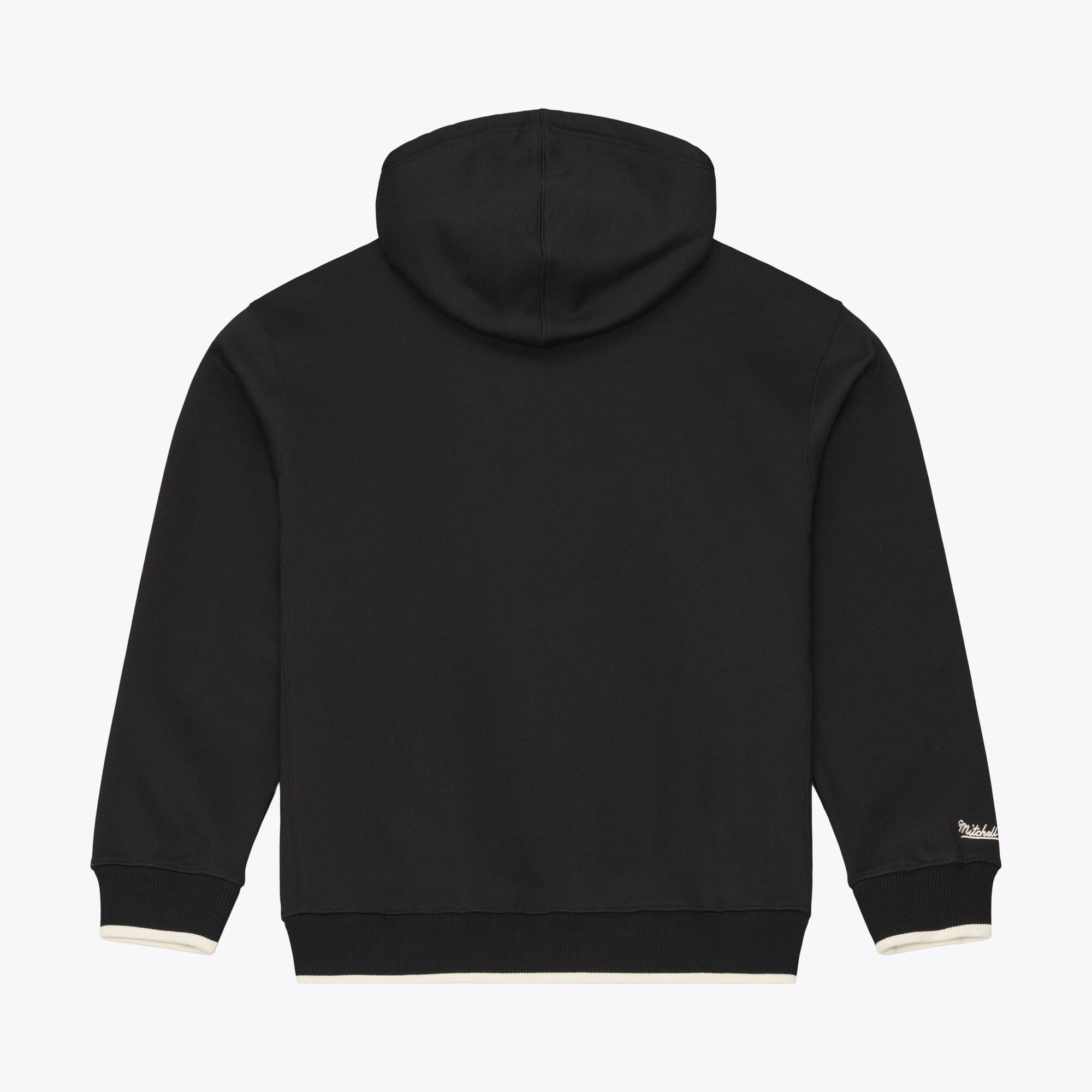 Sweat à capuche en polaire épaisse Mitchell & Ness noir Pittsburgh Steelers pour homme