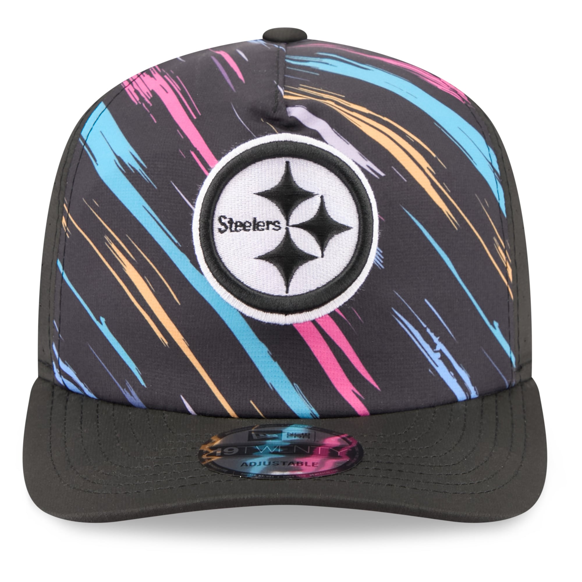 Men's New Era Black Pittsburgh Steelers 2026 NFL Crucial Catch 19TWENTY Adjustable Hat
