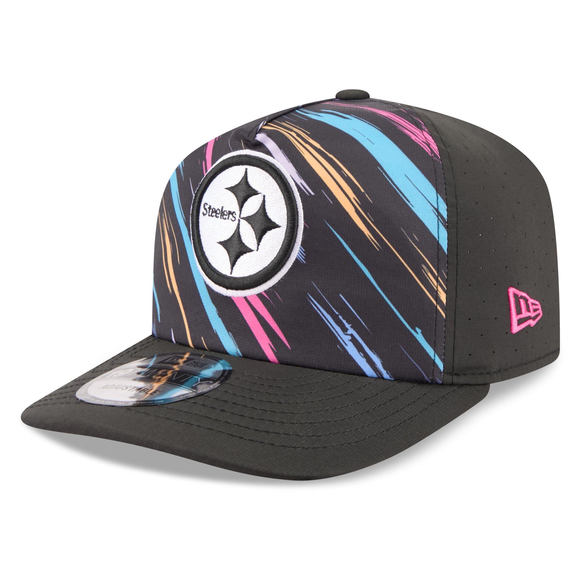 Men's New Era Black Pittsburgh Steelers 2026 NFL Crucial Catch 19TWENTY Adjustable Hat