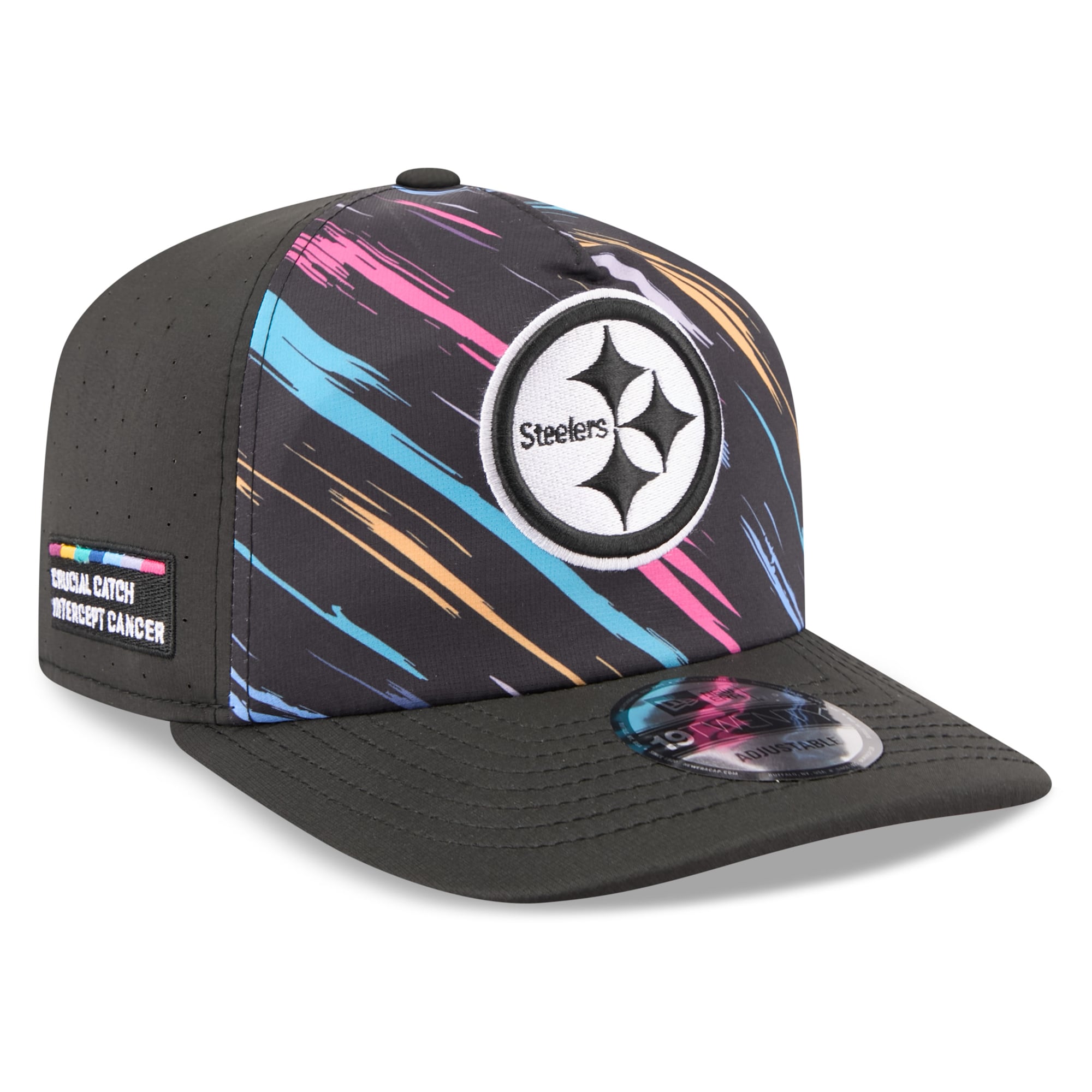 Men's New Era Black Pittsburgh Steelers 2026 NFL Crucial Catch 19TWENTY Adjustable Hat
