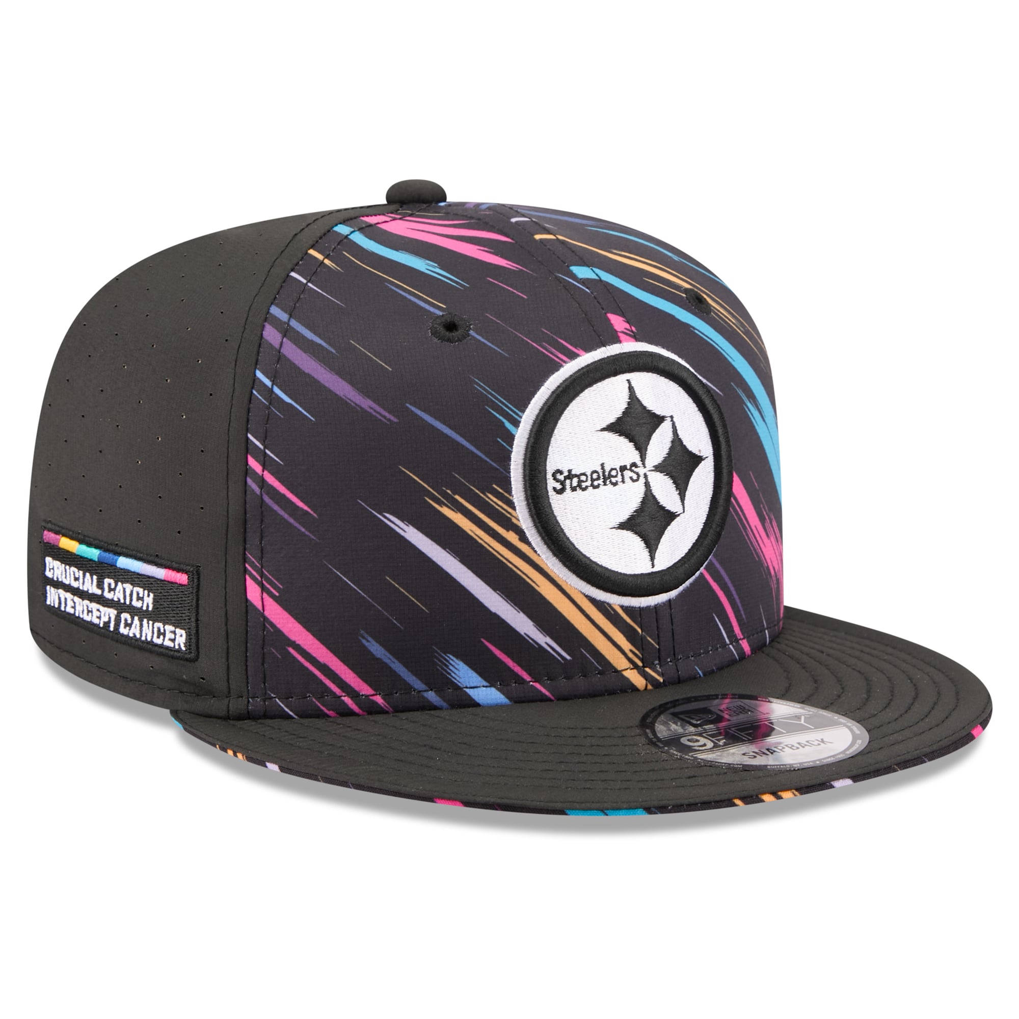 Men's New Era Black Pittsburgh Steelers 2026 NFL Crucial Catch 9FIFTY Snapback Hat