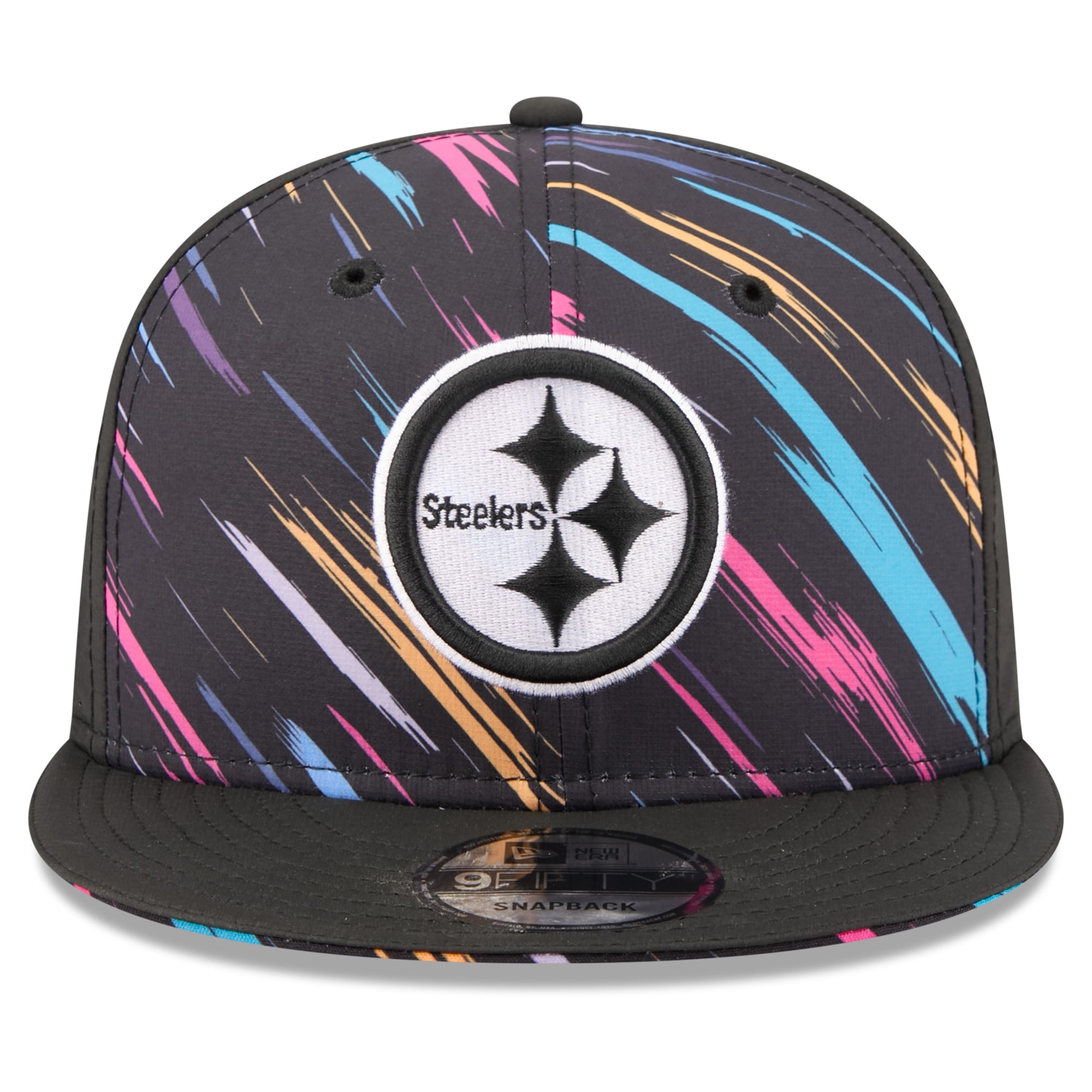 Men's New Era Black Pittsburgh Steelers 2026 NFL Crucial Catch 9FIFTY Snapback Hat