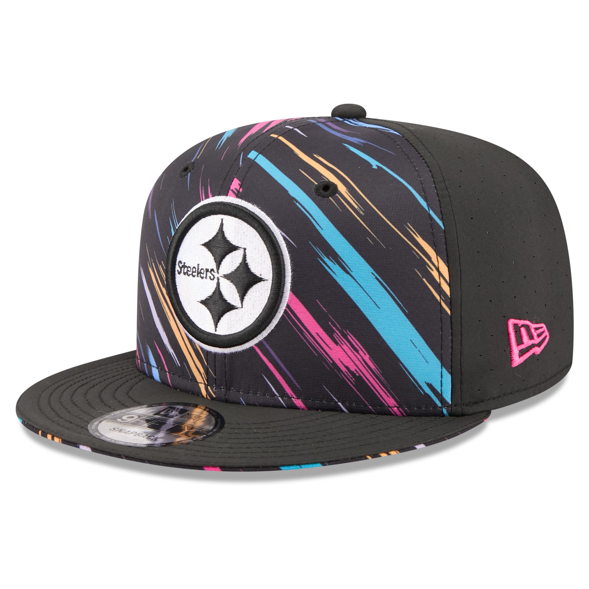 Men's New Era Black Pittsburgh Steelers 2026 NFL Crucial Catch 9FIFTY Snapback Hat