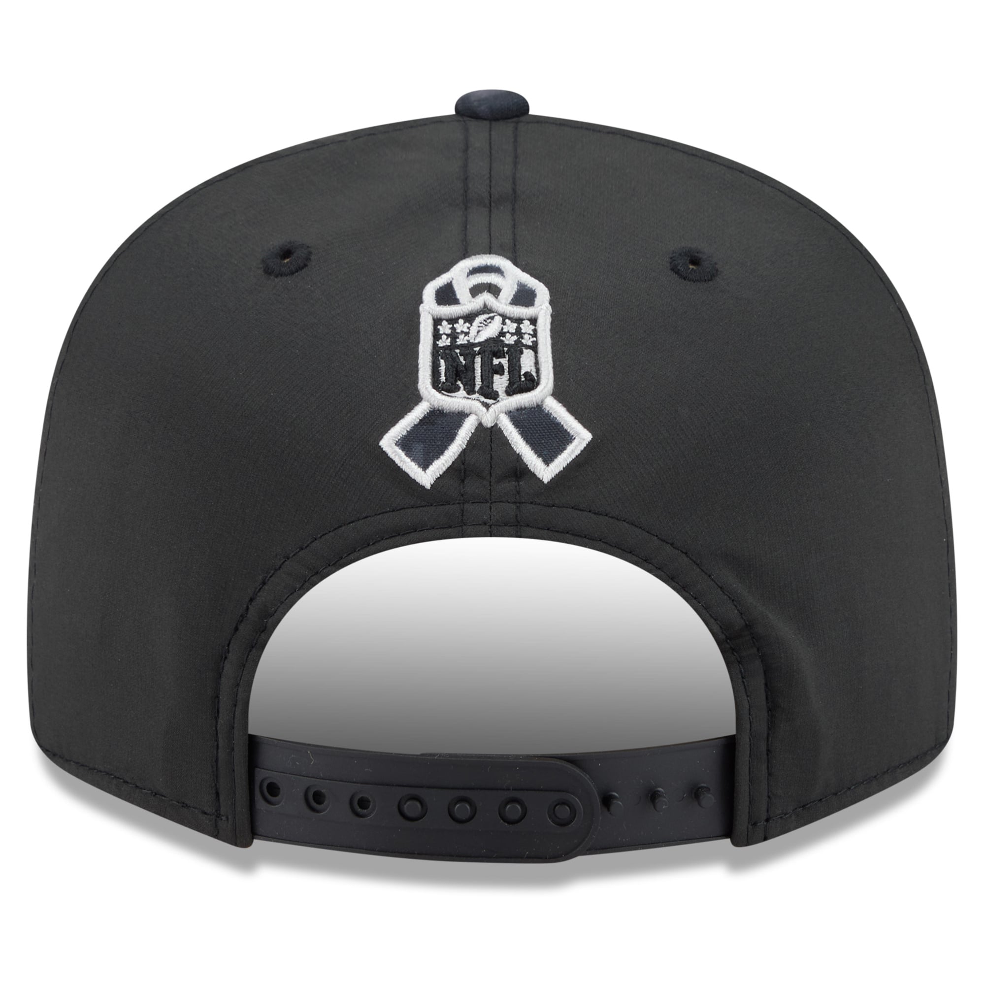Casquette snapback New Era noire Pittsburgh Steelers 2026 Salute To Service 9FIFTY pour homme