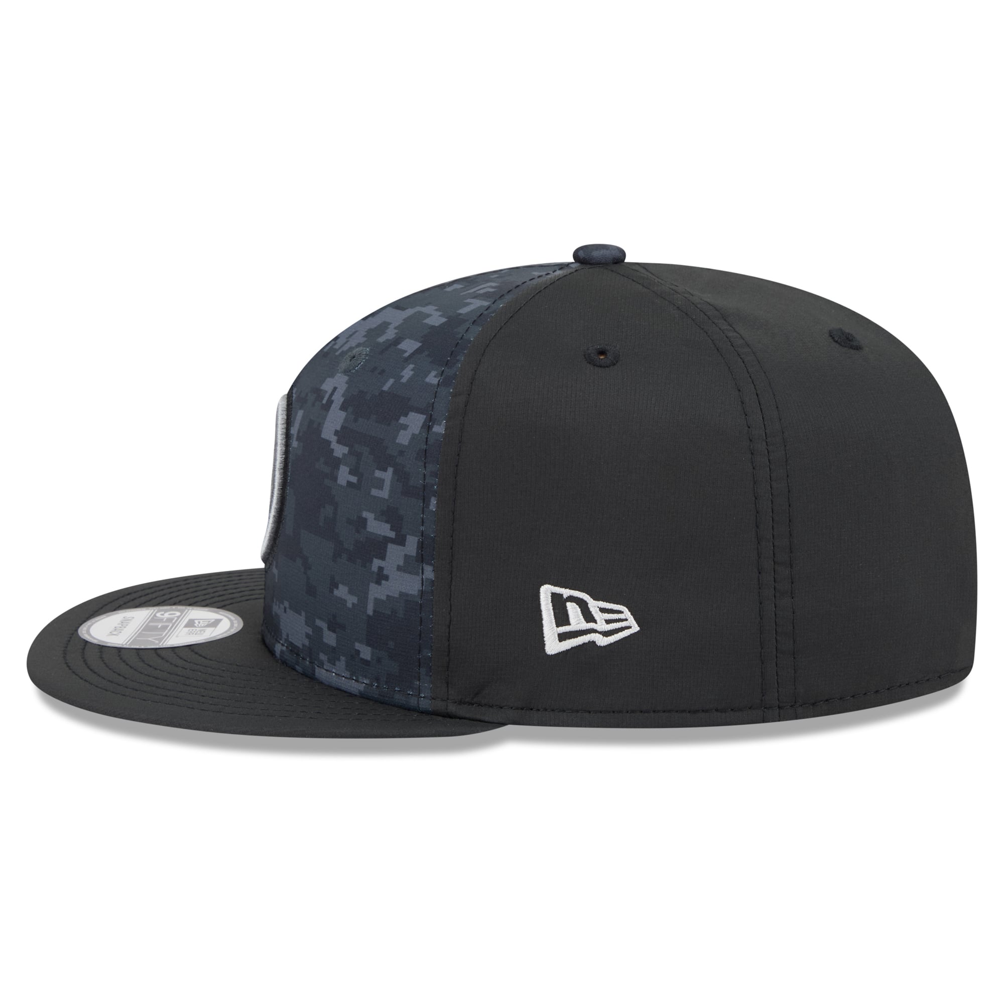 Casquette snapback New Era noire Pittsburgh Steelers 2026 Salute To Service 9FIFTY pour homme