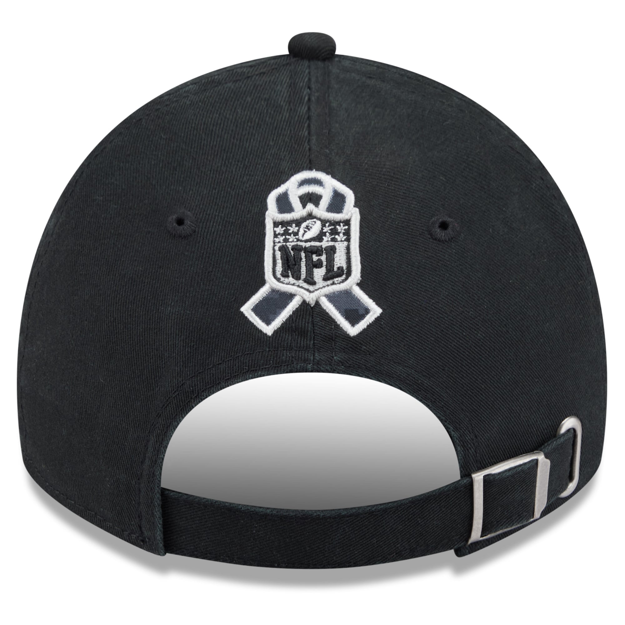 Casquette New Era noire Pittsburgh Steelers 2026 Salute To Service pour homme, style classique décontracté et ajustable