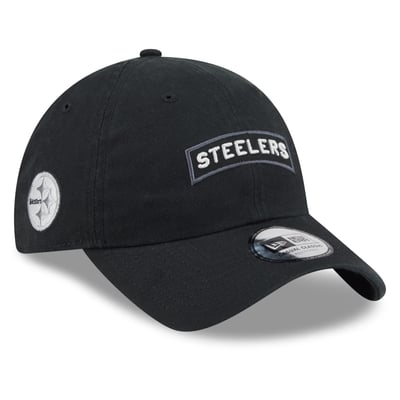 Pittsburgh Steelers New Era 2026 Salute To Service Casual Classic Adjustable Hat - Black