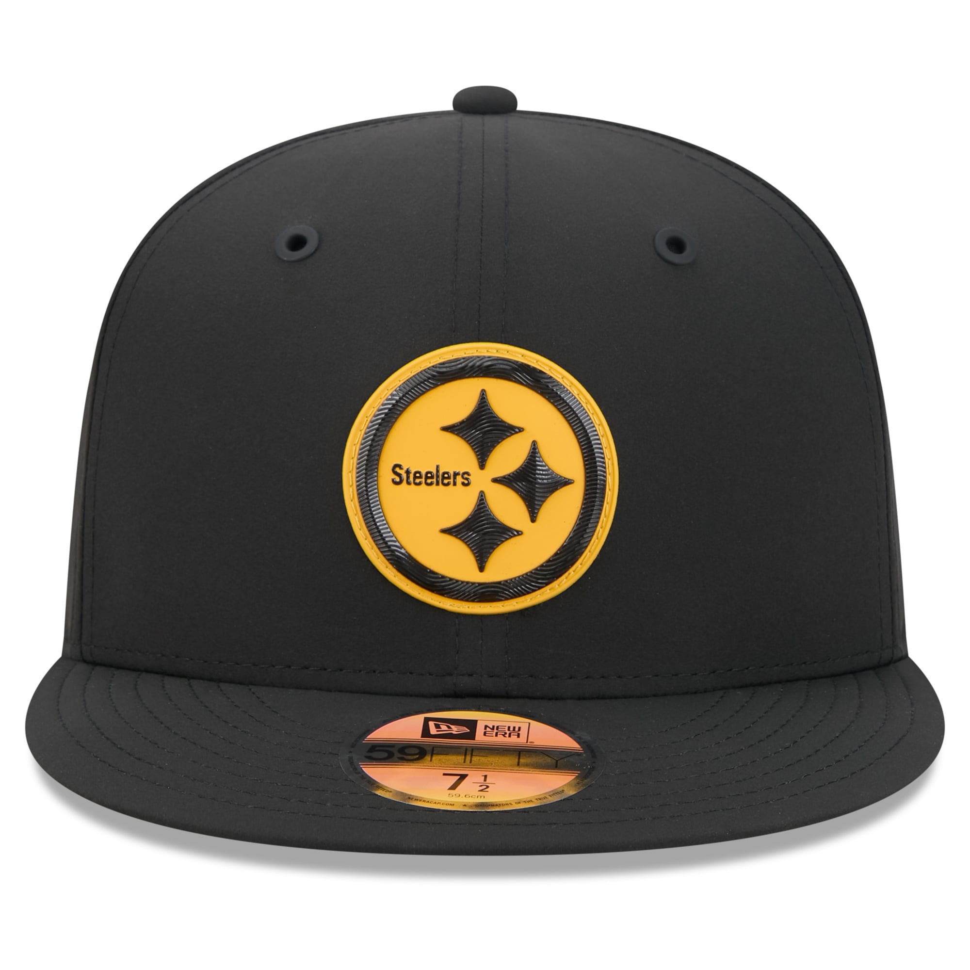 Men's New Era Black Pittsburgh Steelers 2026 Sideline 59FIFTY Fitted Hat