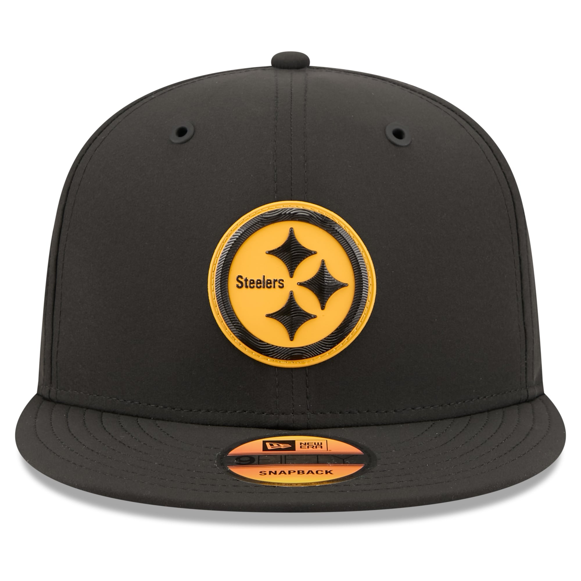 Men's New Era Black Pittsburgh Steelers 2026 Sideline 9FIFTY Snapback Hat