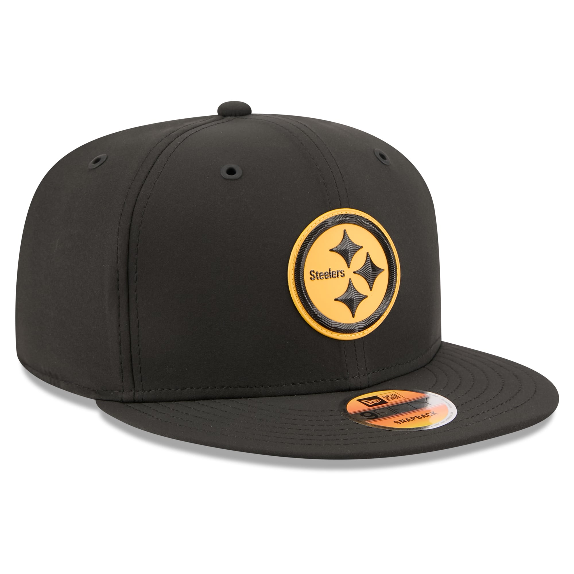 Men's New Era Black Pittsburgh Steelers 2026 Sideline 9FIFTY Snapback Hat