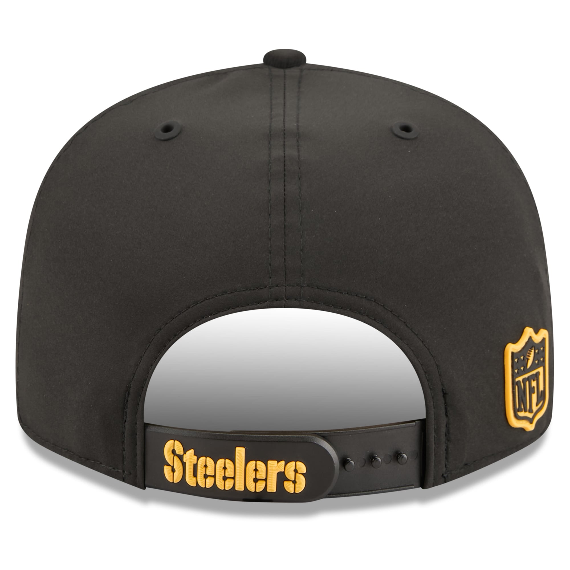 Men's New Era Black Pittsburgh Steelers 2026 Sideline 9FIFTY Snapback Hat