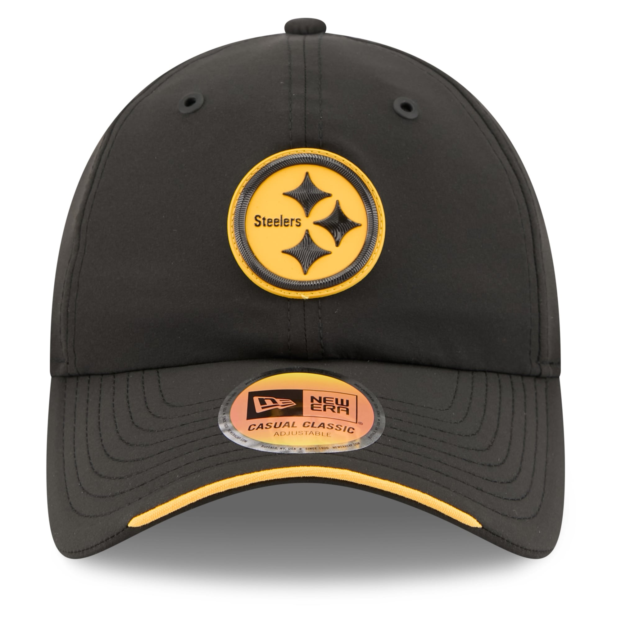 Men's New Era Black Pittsburgh Steelers 2026 Sideline Casual Classic Adjustable Hat