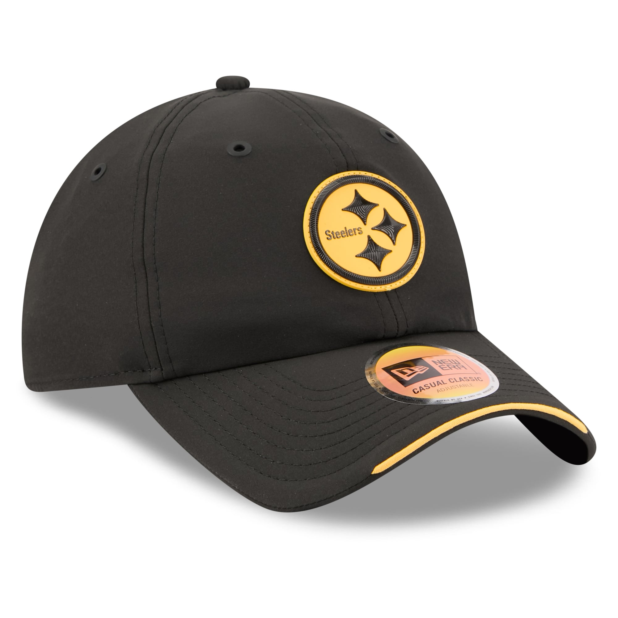 Men's New Era Black Pittsburgh Steelers 2026 Sideline Casual Classic Adjustable Hat