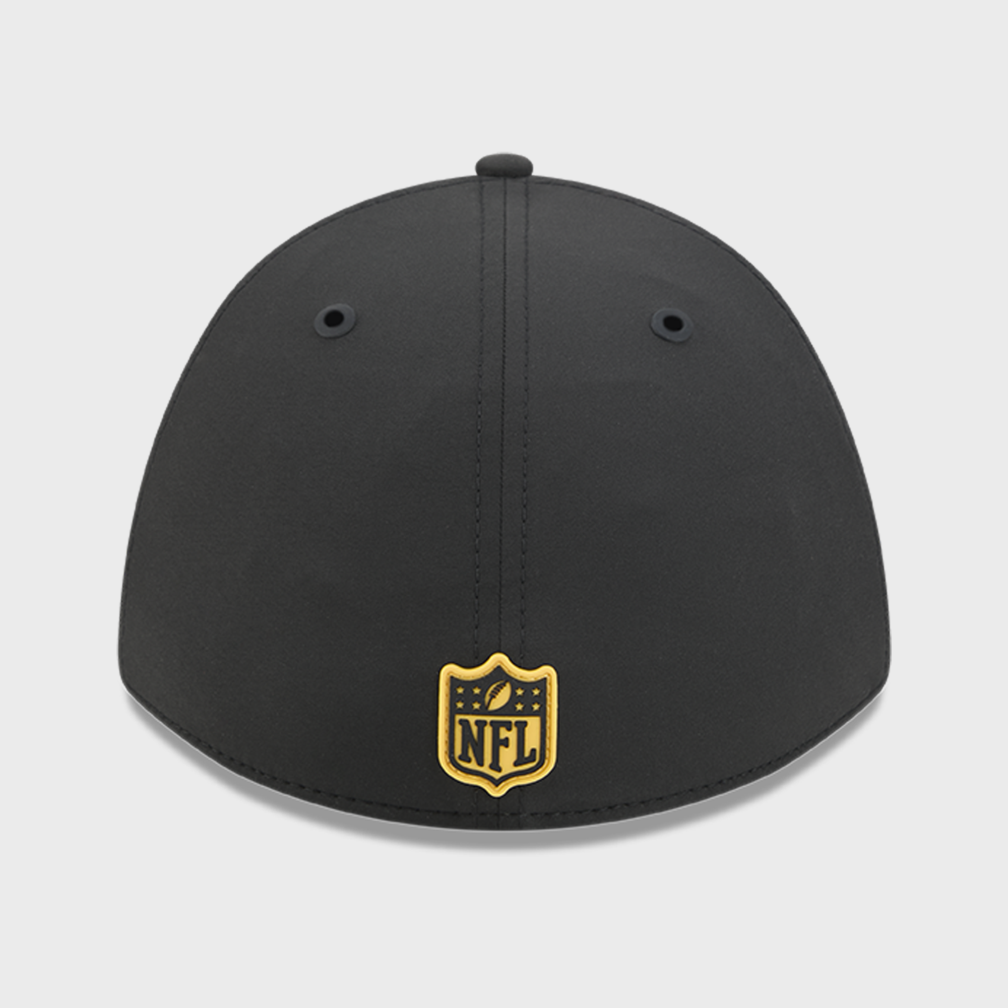 Casquette New Era noire Pittsburgh Steelers 2026 Sideline Throwback 39THIRTY M-Crown Flex pour homme