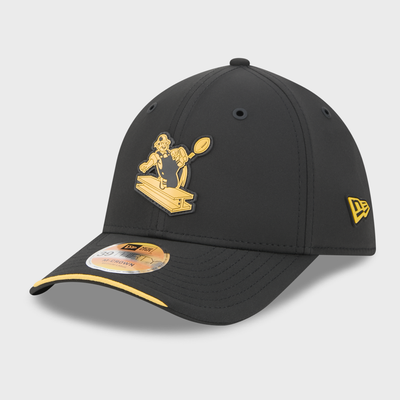 Pittsburgh Steelers New Era 2026 Sideline Throwback 39THIRTY M-Crown Flex Hat - Black
