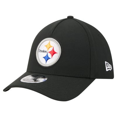 Pittsburgh Steelers New Era 39THIRTY M-Crown A-Frame Stretch Hat - Black