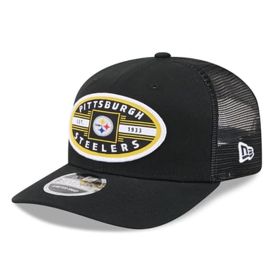 Pittsburgh Steelers New Era Collegiate 9SEVENTY Trucker Hat - Black