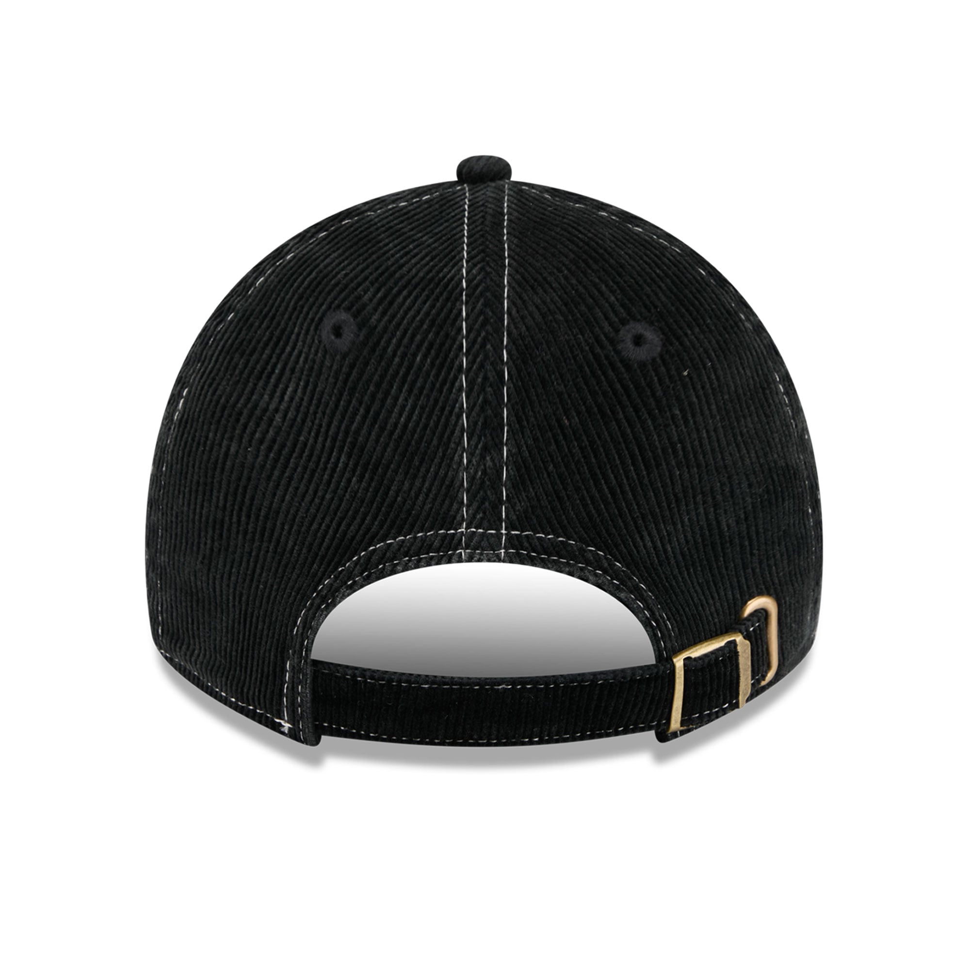 Casquette New Era noire Pittsburgh Steelers en velours côtelé pour homme, style classique décontracté et ajustable