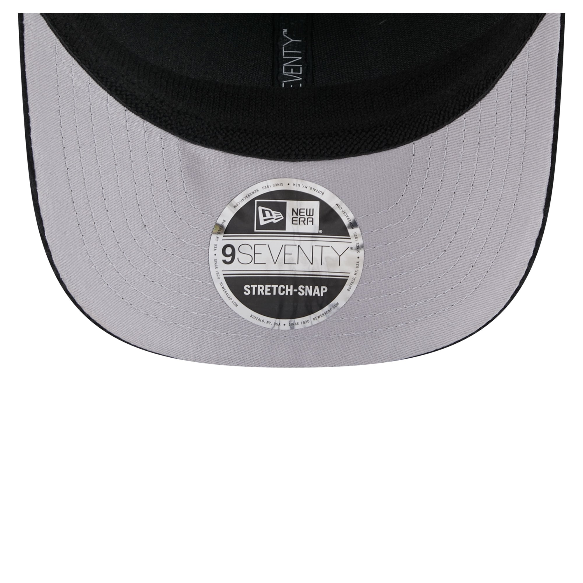 Men's New Era Black Pittsburgh Steelers Deceptor 9SEVENTY Adjustable Hat