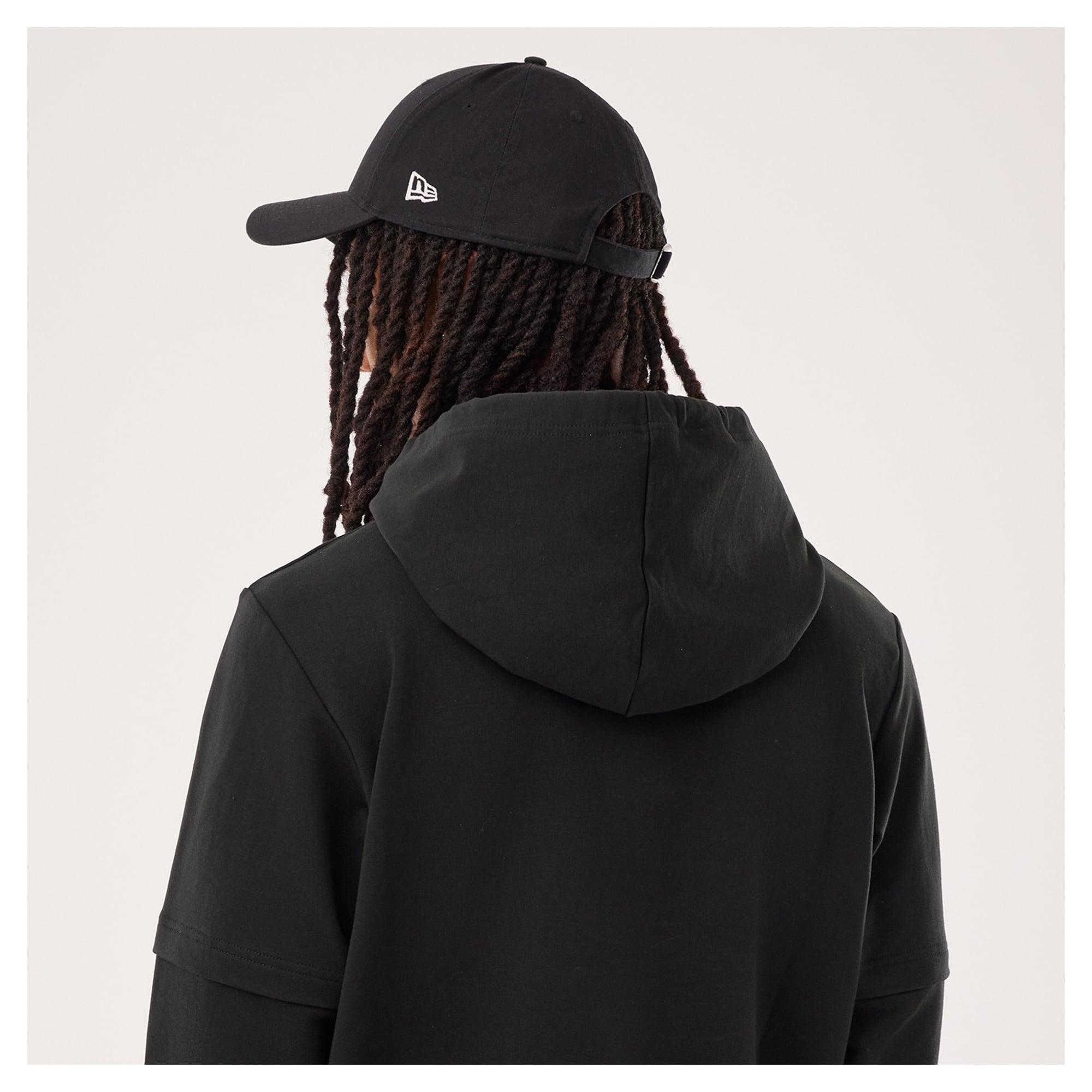 Men's New Era Black Pittsburgh Steelers Functional Fandom Twofer Hoodie