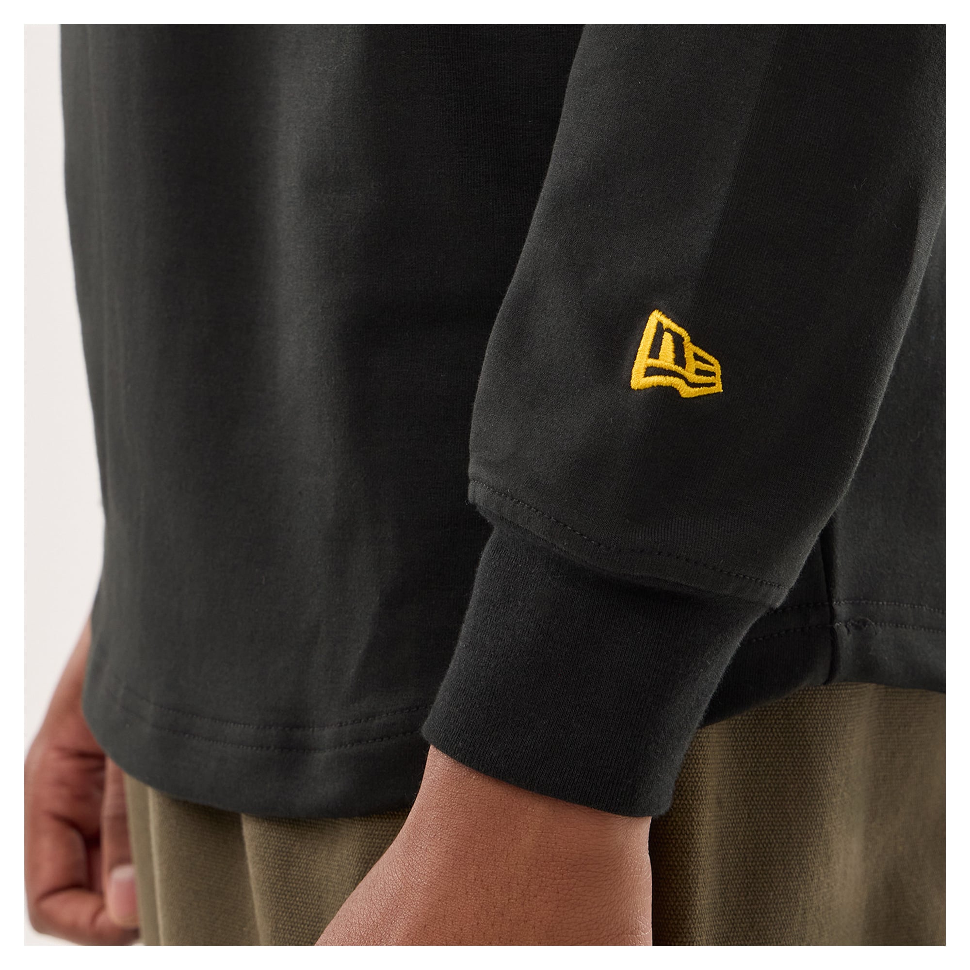 Men's New Era Black Pittsburgh Steelers Functional Fandom Twofer Hoodie