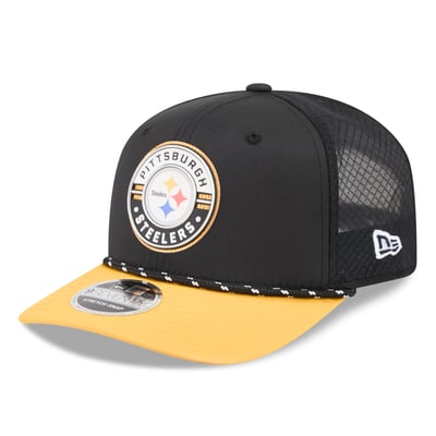 Pittsburgh Steelers New Era Game 9SEVENTY Adjustable Hat - Black