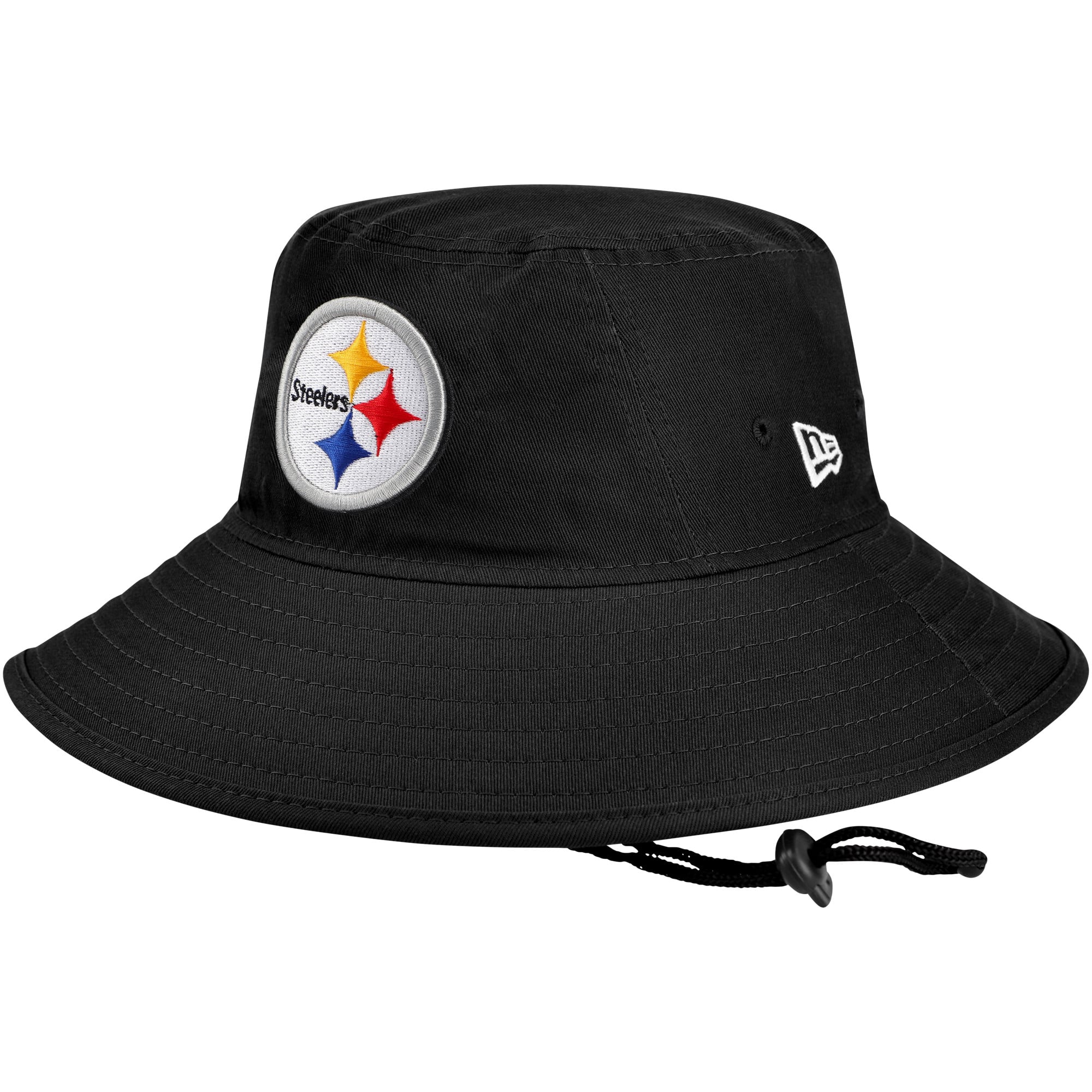 Chapeau bob principal des Pittsburgh Steelers New Era pour homme, noir