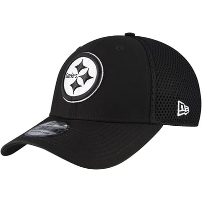 New Era Pittsburgh Steelers Black Main Neo 39THIRTY Flex Hat