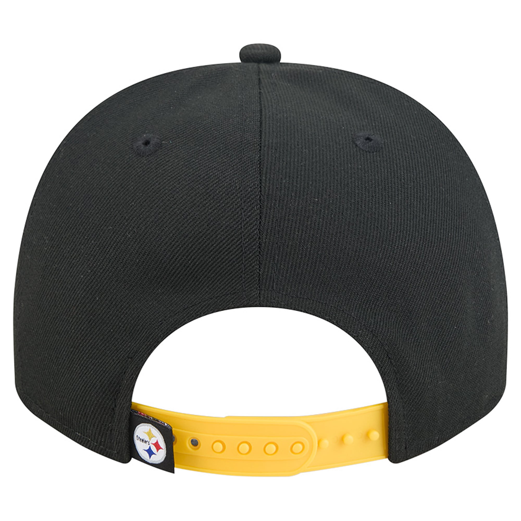 Men's New Era Black Pittsburgh Steelers Proud A-Frame 9FIFTY Snapback Hat