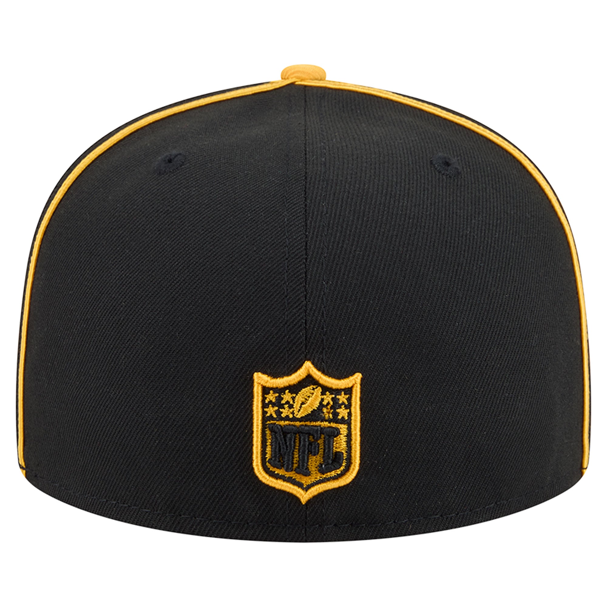 Casquette ajustée New Era 59FIFTY noire Pittsburgh Steelers pour homme